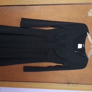 Allan B black long sleeve dress